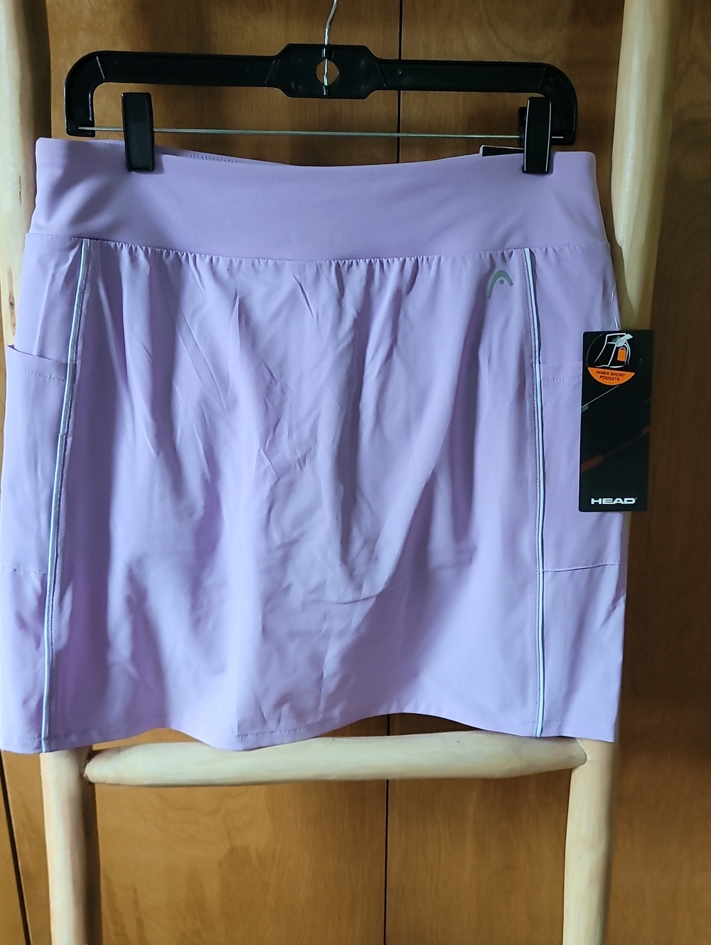 HEAD Light Lavender Athletic Golf Skort with Reflective Trim